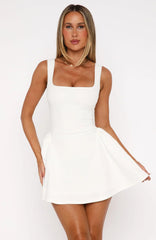 Moonlight Magic Mini Dress White
