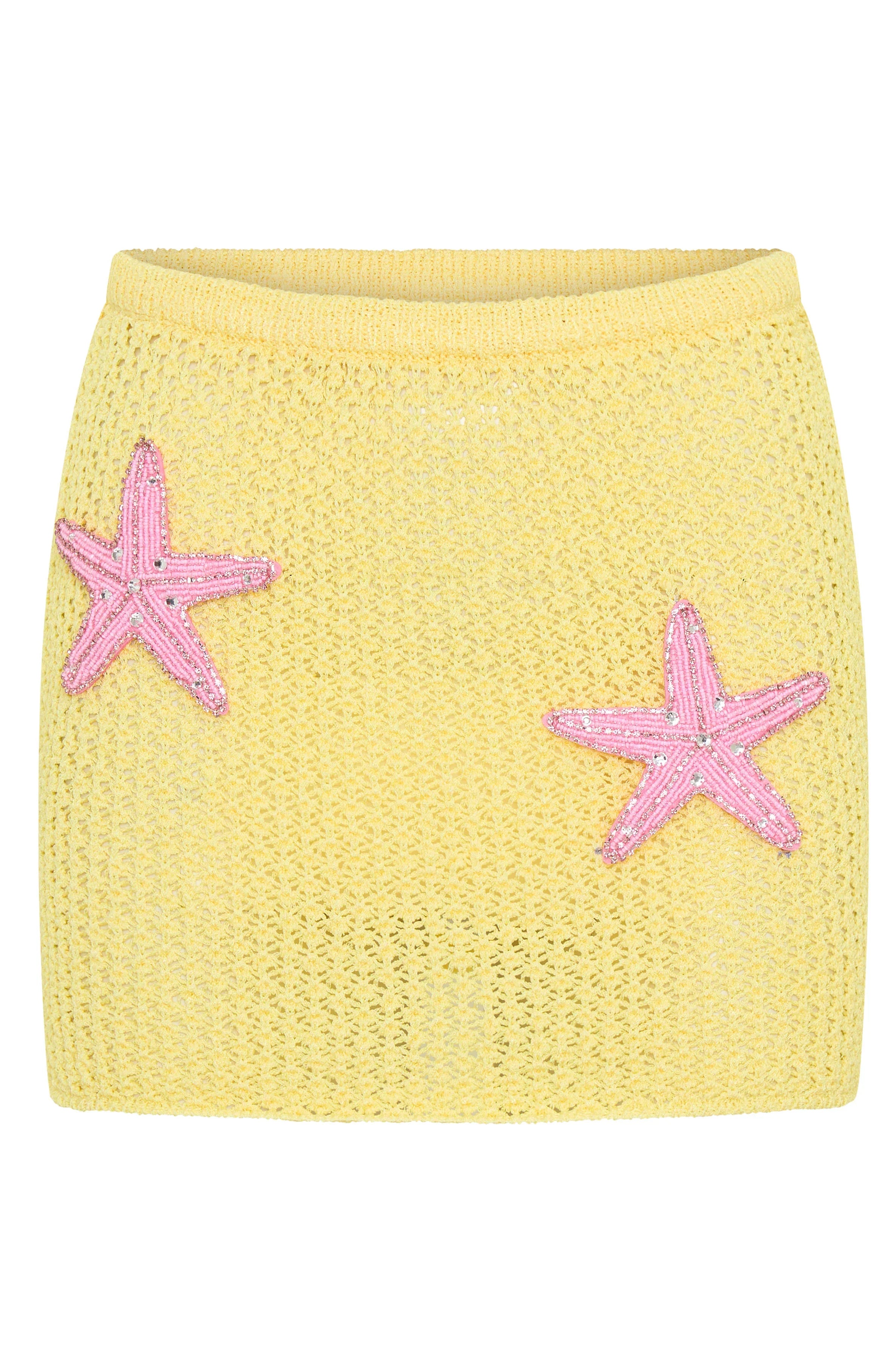 Azure Star Mini Skirt Lemon