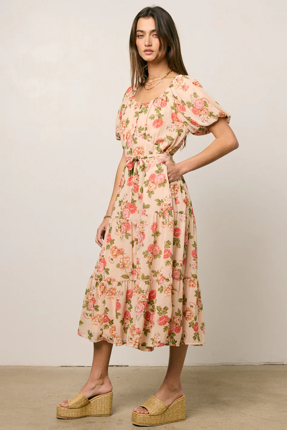 Patricia Floral Midi Dress