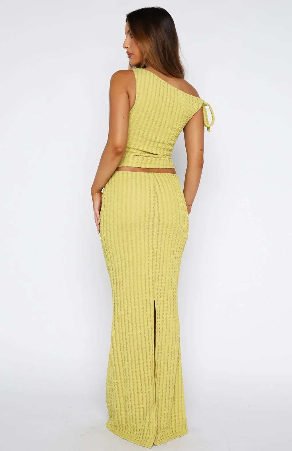 Top To Bottom Maxi Skirt Limeade
