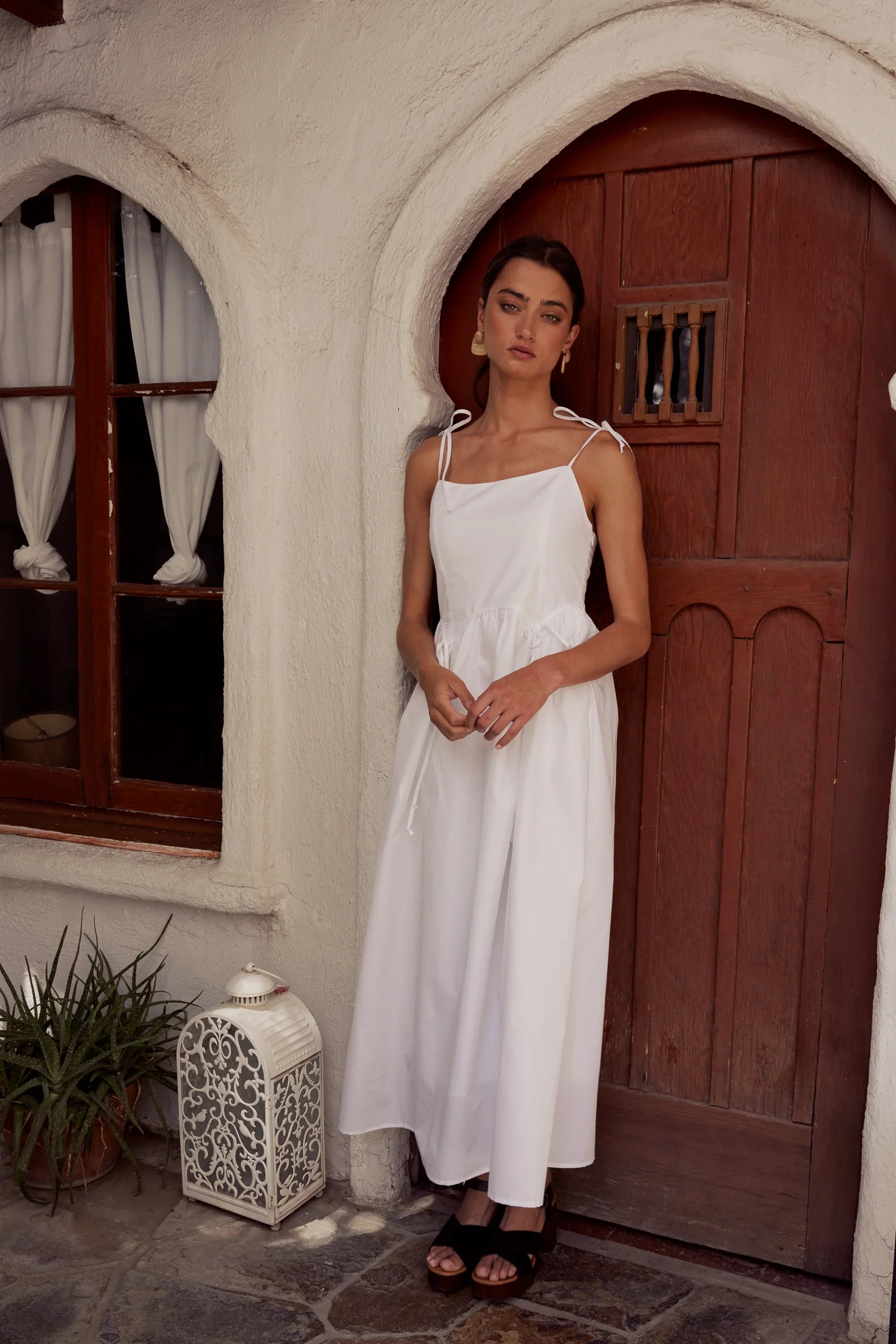 Misha Bow Maxi Dress